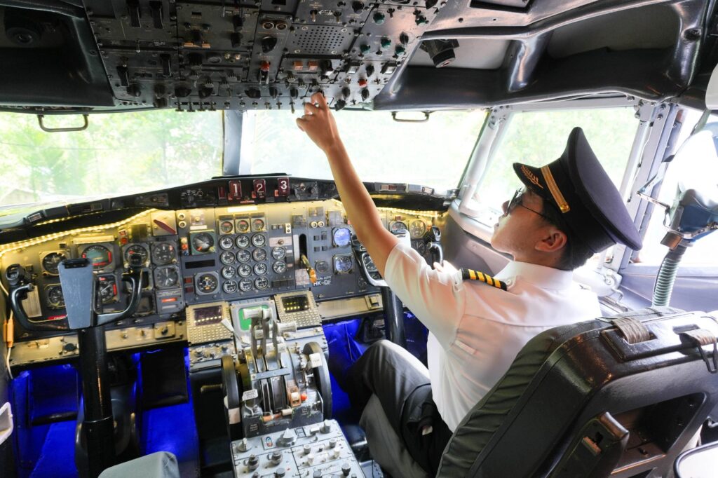Pilot - cockpit area