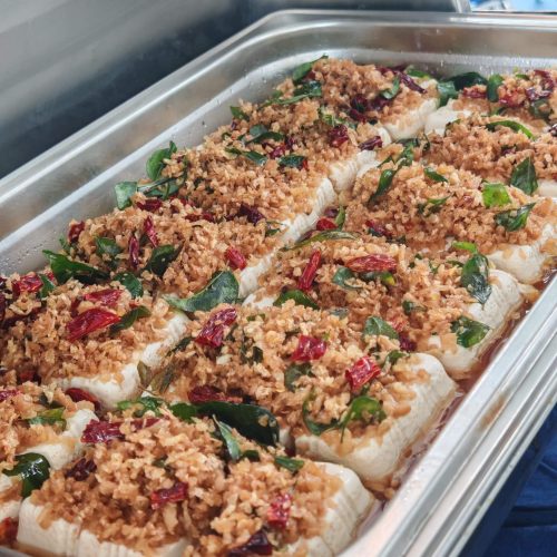 Braised Minced Chicken Tofu