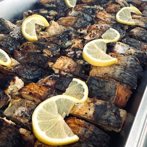 Grilled Saba Fish